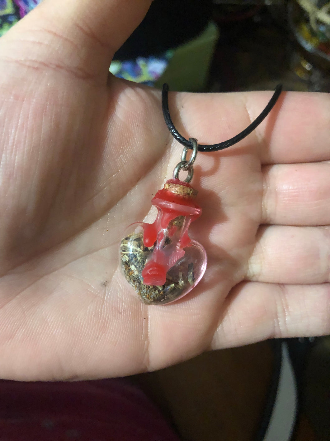 1 LEFT! Little Protection Spell Jar Necklace