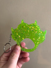 Load image into Gallery viewer, Lime Green Self Defense Paw Keychain
